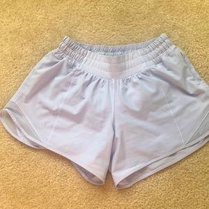 Lululemon Hotty hot shorts in light purple